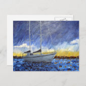 Seeschwalbe-Postkarte Postkarte (Vorne/Hinten)