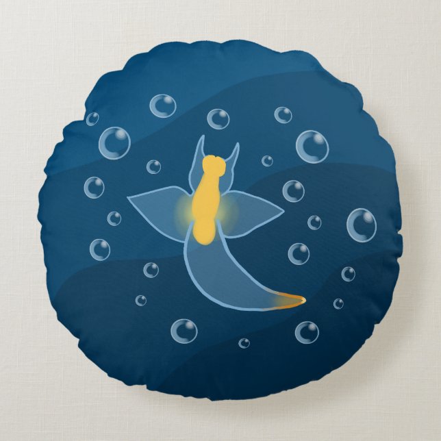 Seeschwalbe Rundes Kissen (Vorderseite)