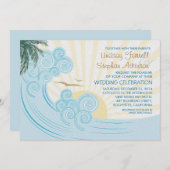 Seeschwalben Hochzeitseinladungen Einladung (Vorne/Hinten)