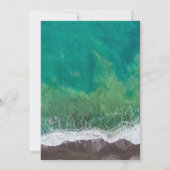 Seeschwalben Seesand-Hochzeit Einladung (Rückseite)