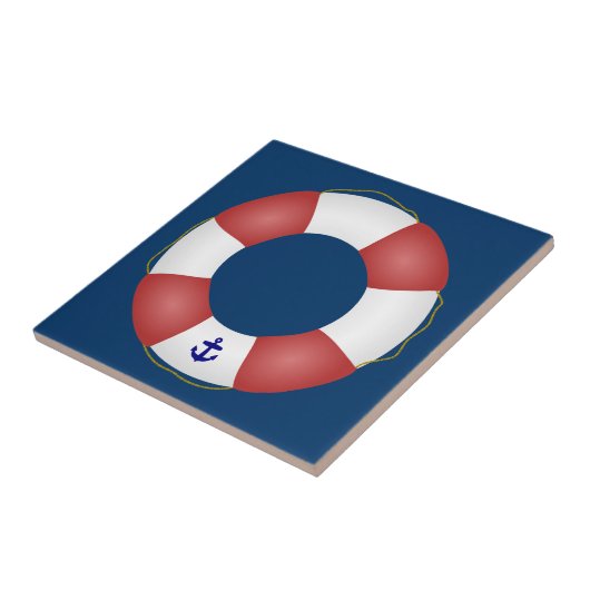 Seeschwimmweste Fliese (Seite)