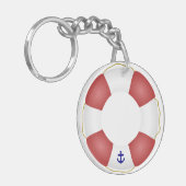 Seeschwimmweste Schlüsselanhänger (Vorderseite links)