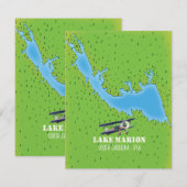 Seesee South Carolina Karte (Vorne/Hinten)