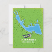 Seesee South Carolina Karte (Rückseite)