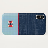 Seeseeboots-Gebäude-Marineflaggen-Sommer Case-Mate iPhone Hülle (Rückseite (Horizontal))