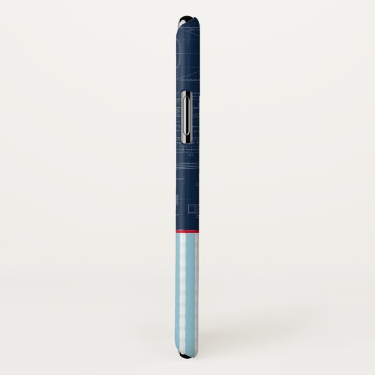 Seeseeboots-Gebäude-Marineflaggen-Sommer Case-Mate iPhone Hülle (Hinten/Rechts)