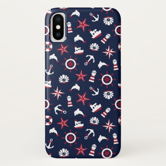 Seeseemuster Case-Mate iPhone Hülle (Rückseite)