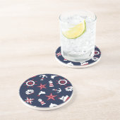 Seeseemuster Getränkeuntersetzer (Seite)