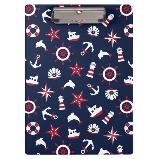 Seeseemuster Klemmbrett (Vorderseite)