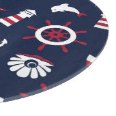 Seeseemuster Schneidebrett (Ecke)