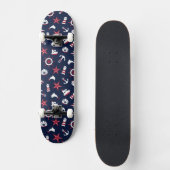 Seeseemuster Skateboard (Vorderseite)