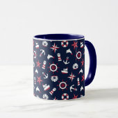 Seeseemuster Tasse (VorderseiteRechts)