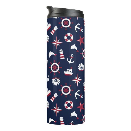 Seeseemuster Thermosbecher (Nach rechts gedreht)