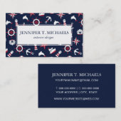 Seeseemuster Visitenkarte (Vorne/Hinten)