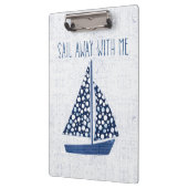 Seesegel des zitat-| weg mit mir klemmbrett (Links)