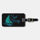 Seesegel weg gepäckanhänger (Vorderseite horizontal)