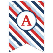 SeeSegelboot-Anker-Krabben-Geburtstag Wimpelkette (Dritte Fahne)