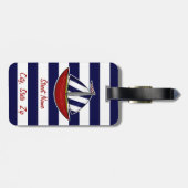 SeeSegelboot-Gepäckanhänger Gepäckanhänger (Rückseite horizontal)