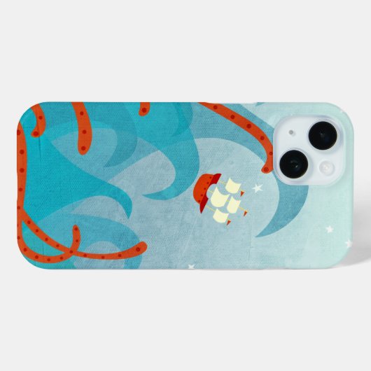 Seesegelmonster-Abenteuer Case-Mate iPhone Hülle (Rückseite (Horizontal))