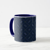 Seeseil-Knoten-Muster Tasse (Vorderseite Links)