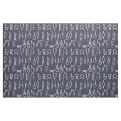 Seeseil-Knoten u. Marine-Blau Stoff (Yard (91,4 cm))