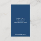 Seeseil-Visitenkarte Visitenkarte (Rückseite)