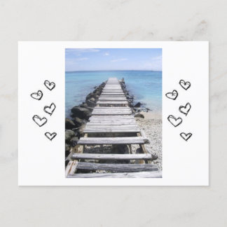 Seeseite nur wenige postkarte