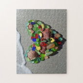 Seeseltenes helles FarbGlasFoto Puzzle (Vertikal)