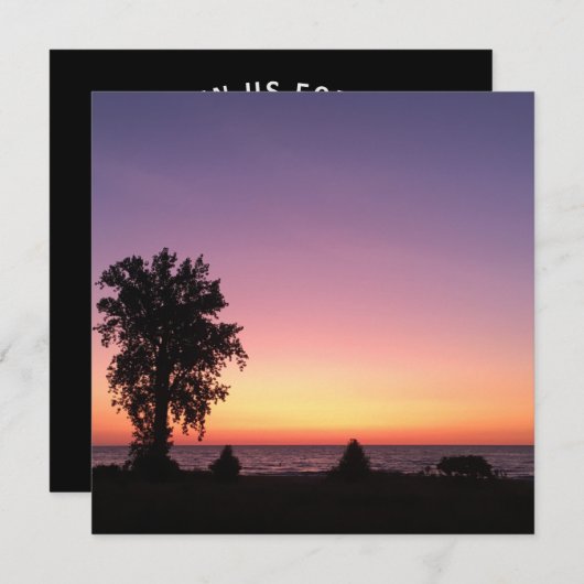 Seeserie Einladung (Vorne/Hinten)