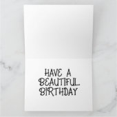 SEESHELLS STRAND TROPISCHEN GEBURTSTAGS KARTE (Innenseite)