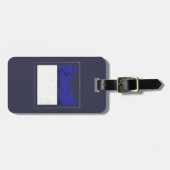 Seesignal-Flagge des buchstabe-"A" Gepäckanhänger (Vorderseite horizontal)