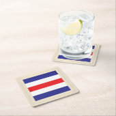 Seesignal-Flagge des buchstabe-"C" Rechteckiger Pappuntersetzer (Vor Ort)