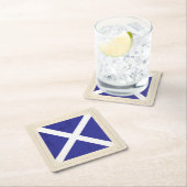 Seesignal-Flagge des buchstabe-"M" Rechteckiger Pappuntersetzer (Vor Ort)