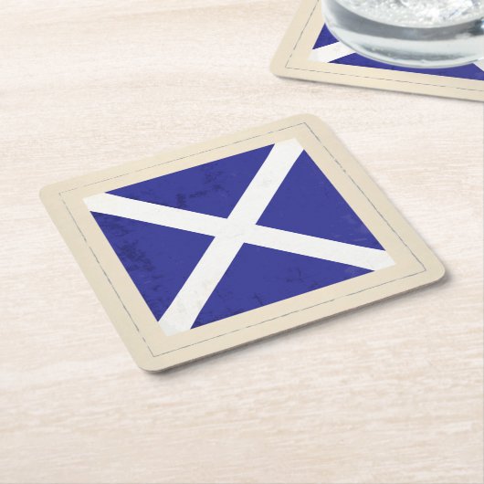 Seesignal-Flagge des buchstabe-"M" Rechteckiger Pappuntersetzer (angewinkelt)