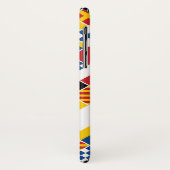 Seesignal-Flaggen-Muster Case-Mate iPhone Hülle (Hinten/Links)