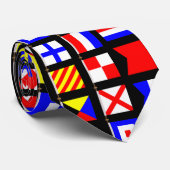 Seesignal-Flaggen-Set Alpha zur Zulu-Krawatte Krawatte (Gerollt)