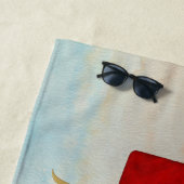 Seesignalflaggen für einfarbige Paare Strandtuch (Beispiel)