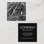 Seespeicher Quadratische Visitenkarte (Vorne/Hinten)