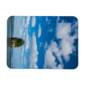 Seestack umgeben vom Meer Magnet (Horizontal)