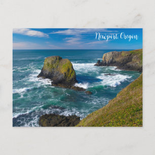 Seestacks am Yaquina Headlands Newport Oregon Postkarte