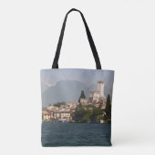 Seestadt, Malcesine, Provinz Verona, Italien Tasche (Rückseite)