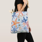 Seestars Aquarellkunst Tasche (Von Nahem)