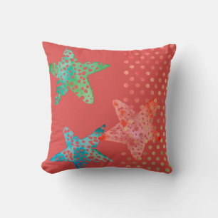 Seestars, Star Fish and Dots - Seaside Kissen