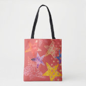 Seestars, Star Fish and Dots - Seaside Tasche (Vorderseite)