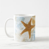 Seestars Starfish Küstenstrand Kaffeetasse (Links)