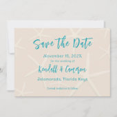 Seestars Starfish retten Daten Einladung (Vorderseite)