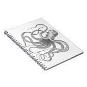 Seesteampunk Krake Vintage preppy kraken Notizblock (Rechte Seite)