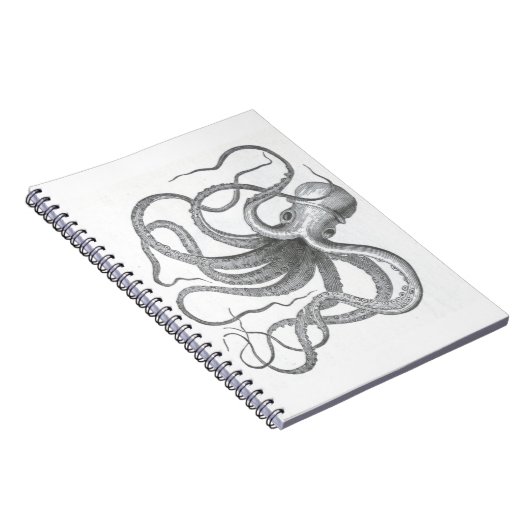 Seesteampunk Krake Vintage preppy kraken Notizblock (Rechte Seite)