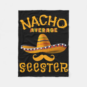 Seester Funny Mexican Sister Joke Spaß Cinco De M Fleecedecke