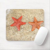 Seestern am Strand, am Meeresufer Mousepad (Mit Mouse)